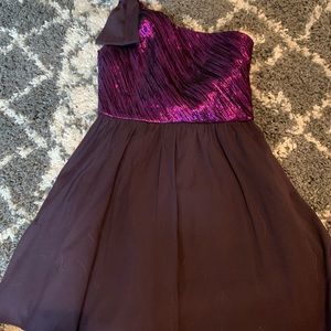 One shoulder Ark & Co. Semi formal dress